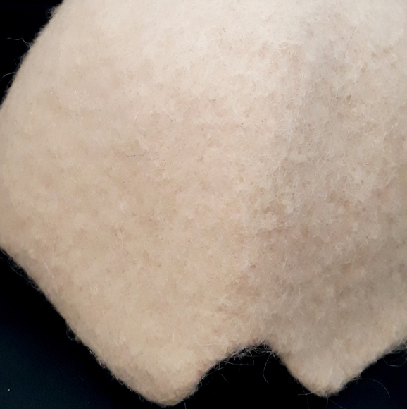 Vintage Blush Pink Cloche Hat / Women's Felt Bucket Hat - Picture 5 of 11